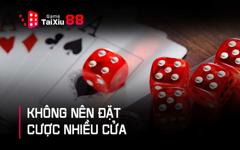 Không nên đặt cược nhiều cửa 